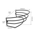 thumbnail image 4 of onlyliua Descuentos de Temporada Ablandando Las Gorras Sombreros Metal Perforado, 4 of 6