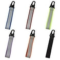thumbnail image 5 of 2pcs 6 Colors Webbing Material For Bag Pendant Outdoor Tools Keyring Pendant Safety Reflective Keychain Outdoor Reflective Keychains High Visibility BLUE, 5 of 8
