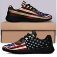 thumbnail image 3 of Eagle American flag Patriot Shoes Sneakers Black Size 12, 3 of 7