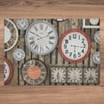thumbnail image 3 of Ambesonne Clock Jigsaw Puzzle, Vintage Wall, Heirloom-Quality Fun Activity for Family Durable Cardboard, 1000 pcs, Brown and Red, 3 of 5