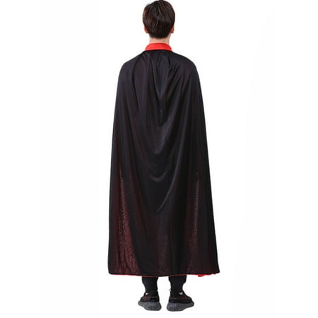 Children Halloween Cloak, Adults Stand Collar Reversible Vampire Cape ...