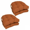 thumbnail image 4 of Blazing Needles  16-in. U-shape Dining Chair Cushions (Set of 4) Steel Grey U-Shape, 4 of 5