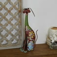 thumbnail image 2 of DecMode 19" Indoor Outdoor Dog Garden Sculpture with Floral Pattern, 2 of 8
