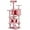 Pink, variant on LINJH 54 in Cat Tree Tower for Indoor Cats Multi-Level Cat Condo Cat Bed Furniture with Scratching Post Kittens Activity Center