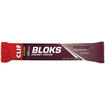 CLIF Athlete Series Bloks Black Cherry Energy Chews 2.12 oz. Wrapper