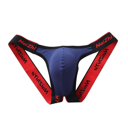 

YDKZYMD Men S Low Rise Thong Briefs Cotton Athletic G-String Underwear Breathable Pouch Sexy Jockstrap Premium Panties
