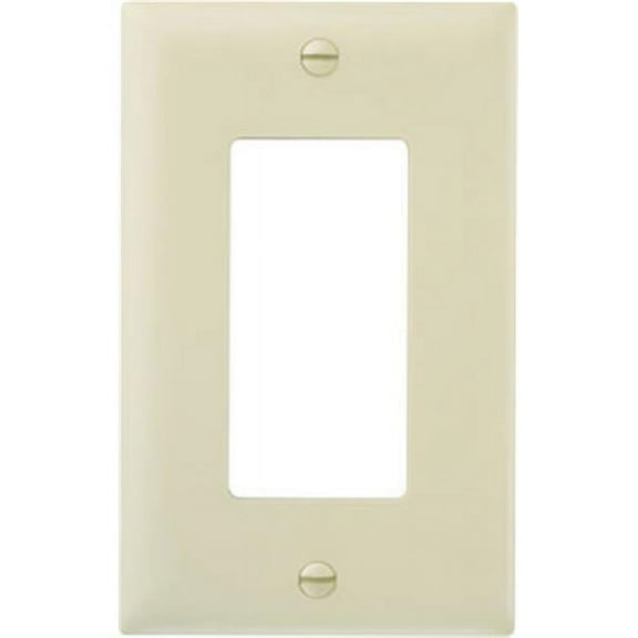 TP26ICC100 Wall Plate, 1 Gang, Ivory