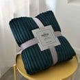 thumbnail image 2 of JeashCHAT Clearance Throw Blanket for Couch, Lightweight Plush Fuzzy Cozy Soft Luxury Blanket for Sofa Bed Camping Travel, Throw 40" x 60", Green, 2 of 3