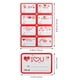 thumbnail image 4 of GOOHOCHY 10 hojas de pegatinas para el Día de San Valentín, etiquetas con nombre para enviar y recibir, pegatinas románticas para regalos de fiesta, sellos para sobres, pegatinas decorativas, 4 of 8