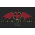 thumbnail image 2 of Women's Game of Thrones: House of the Dragon Red Dragon Logo Racerback Tank Top Black Heather Large, 2 of 4