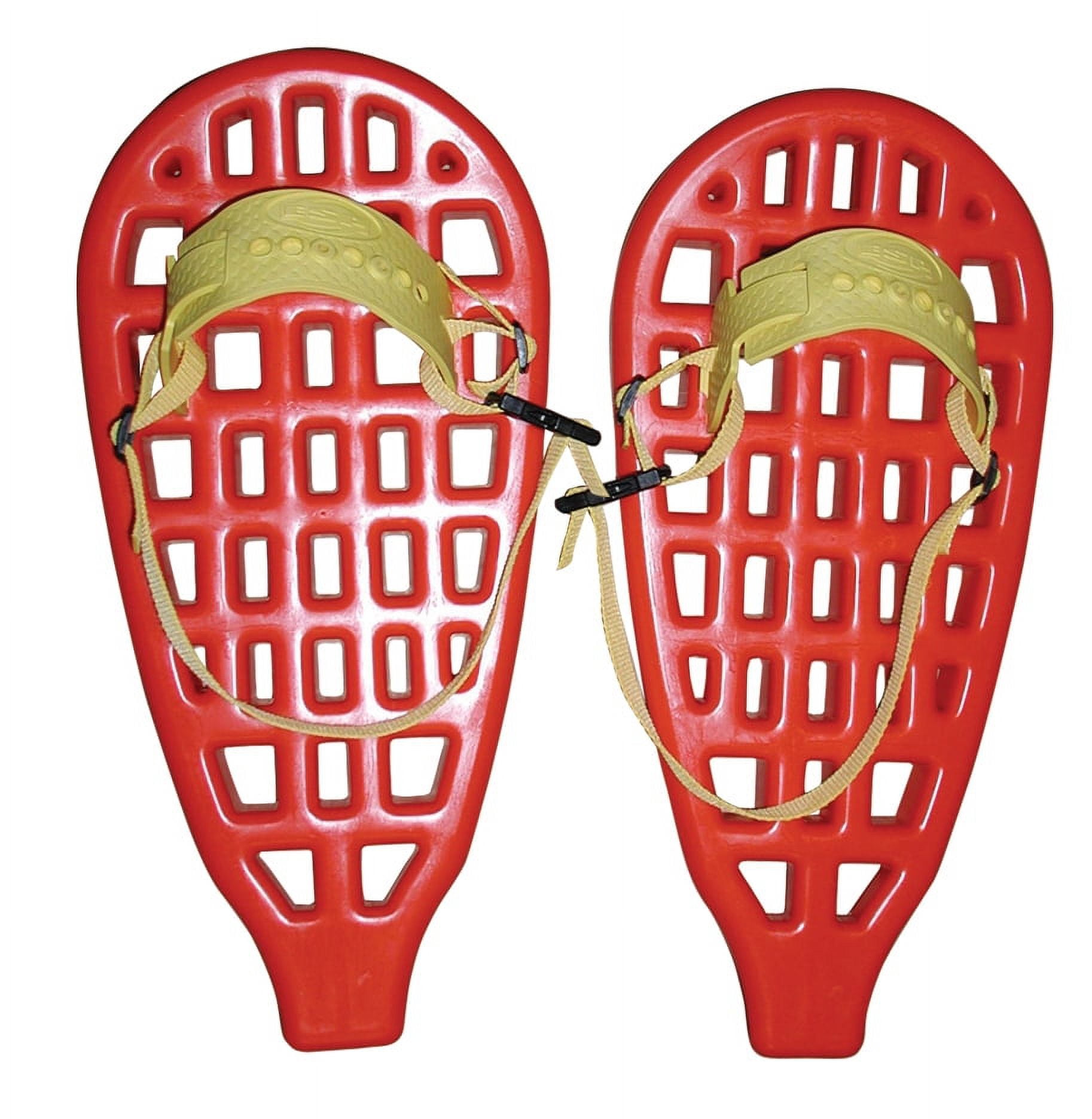 ESP Sno Dogs Kid's Poly Snowshoes with Pivotal Hinge Binding for Beginners