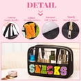 thumbnail image 3 of Bolsa para aperitivos Kovewon, con letras de chenilla, transparente y resistente al agua, 3 of 6