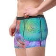 thumbnail image 4 of Disketp Vintage Mandala Men'S Boxer Briefs,Soft And Breathable Cotton Underwear With Comfortflex Waistband, 4 of 9