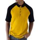 thumbnail image 1 of Camisa de Manga Larga Al Aire Libre de la Capa Base de Manga Corta Casual Mangas Raglan Color Bloqueado, de Pie Cuello Superior, 1 of 6