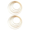 thumbnail image 1 of Shisuyan Hoops For Crafting Round Fan Frames Wood Wedding Decoration For Adults 10pcs, 1 of 8