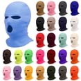 thumbnail image 2 of Pasamontañas Polar de lana de Coral para hombre, máscara facial, calentador de cuello, gorros térmicos, cubierta de cabeza, bufanda deportiva táctica militar, gorros de esquí, Invierno, 2 of 4