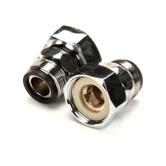 T&S Brass Chicago/Zurn Wall Mount Faucet Adapters (Two-Pack) B-0466 - Genuine OEM Replacement Part