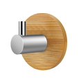 thumbnail image 5 of Ganchos De Pared De Bambú De Madera, 4 Piezas De Ganchos Autoadhesivos Ganchos Adhesivos De Madera Acero Inoxidable Y Ganchos De Bambú De Madera Autoadhesivos, 5 of 5