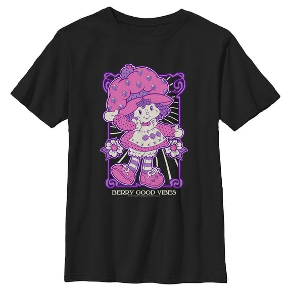 Boy's Strawberry Shortcake Neon Vibes Graphic T-Shirt