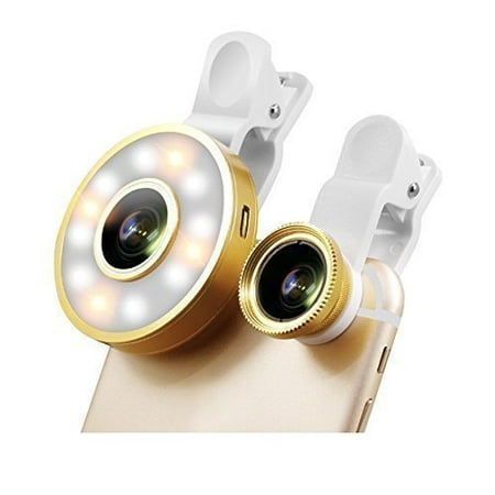 in Cellphone Lens Kit with LED Selfie Ring Light Nigeria Ubuy