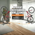 thumbnail image 6 of stusgo Vertical Bike Stand Movable with Casters, Freestanding Indoor Bike Storage Rack Upright Bicycle Floor Stand Indoor Bike Holder with Adjustable Height for Garage & Apartment, 6 of 11