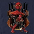 thumbnail image 2 of Men's Marvel Spider-Man: No Way Home Integrated Suit  Graphic Tee Navy Blue 2X Large, 2 of 5