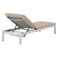 thumbnail image 2 of Modway Shore 3-Piece Outdoor Patio Aluminum Chaise with Cushions, Multiple Colors, 2 of 9