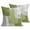 Green, variant on Throw Pillow Covers 18x18 Inch Set of 2 Orange Painting Decorative Pillows Cushion Case Soft Square Pillowcases Grey Abstract Graffiti Art Throw Pillows for Couch Sofa Bed Chair Home Decor