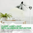 thumbnail image 6 of Simple Deluxe Clamp Lamp Light Socket with 8.5 Inch Aluminum Reflector(No Bulb Included), for Max 150 Watt Lamp with 18/2-Gauge 6 Feet Cord, 1-Pack, 6 of 7