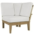 thumbnail image 5 of Modway Marina Outdoor Patio Teak Corner Sofa, 5 of 5