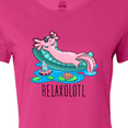 thumbnail image 4 of Inktastic Relaxolotl- Cute Axolotl on Summer Vacation Women's T-Shirt, 4 of 5