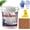orange, variant on Epoxy Colored Sand Floor Paint, Epoxy Colored Sand Self Leveling Floor Paint, High Gloss Marble Effect Coating for Concrete, Waterproof, Non-slip, For Basement, Garage, Outdoor (orange, 35oz(1k))