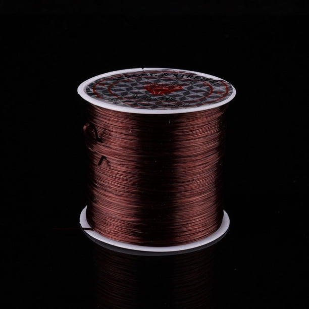 Hilo elástico plano, cuerda elástica de seda plana de cristal, cuerda elástica para bricolaje, pulsera de cuentas, cuerda para enhebrar, hilo de spandex