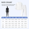 thumbnail image 4 of Fotbe White Pijama de Hombre con Estampado de Manga Larga, Conjunto de 2 Piezas, Ropa de Dormir Suave y Cómoda con Bolsillos-XX-Large, 4 of 7