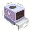 thumbnail image 2 of Large Space Enclosed Cat Litter Box With Lid Foldable Anti-Splashing Cat Litter Drawer Box Pet Toilet, 2 of 7