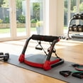 thumbnail image 3 of Ab Machine – Adjustable 4-Level for Home Gym – Seat Up & Core Trainer – Abs Bench with Resistance Bands – Portable – 264 lb Capacity – Red & Black, 3 of 6