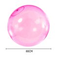 thumbnail image 4 of Bola de burbujas de 80 cm, globos inflables reutilizables resistentes para niños, juguetes para adultos (púrpura), 4 of 8