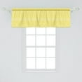 thumbnail image 2 of Ambesonne Tribal Window Valance, Folklore Yellow Monochrome, 42" x 18", Pale Yellow Mustard, 2 of 3