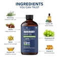 thumbnail image 6 of Botanic Hearth 100% Pure Rosemary Oil For Hair Growth | Infused With Biotin, Jojoba & Castor Oil | Hair Oil Repairs Dry Damaged Hair, Strengthening, Healthier - Hair Tonic, 2.0 fl oz, 6 of 11