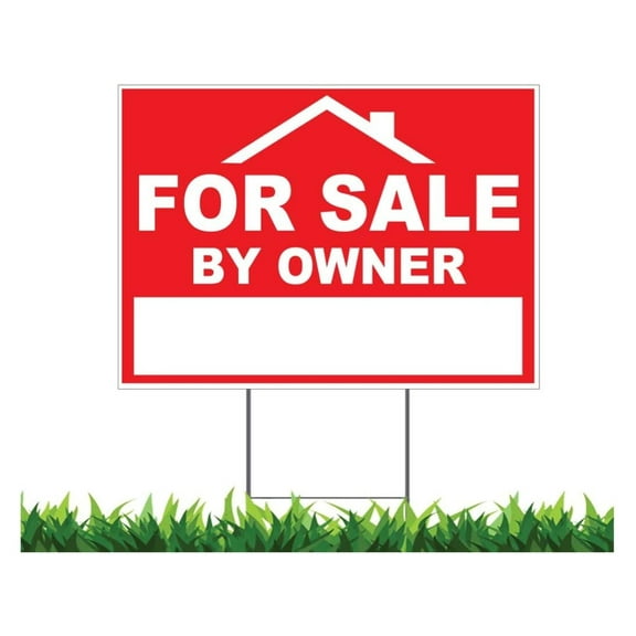 18 x 24 For Sale by Owner Yard Signs