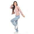 thumbnail image 2 of Chamarra de piel sintetica Roman Fashion/Juvenil, 6859 (Rosa) rosa M, 2 of 5
