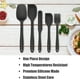thumbnail image 5 of Juego de Espátulas, Diseño Antiadherente Sin Costuras, Mango Suave para Un Mejor Agarre, Ideal para Hornear, Cocinar y Mezclar, Ideal Como Regalo, Juego de 6 Piezas, Incluye Espátulas Grande, 5 of 6