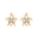 thumbnail image 1 of Aretes Broquel Tortuga Con Cristales Swarovski Oro 14K Lam dorado Unitalla, 1 of 6