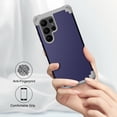 thumbnail image 4 of Dteck Case for Galaxy S23 Ultra,Drop Protection Rugged Shockproof Rubber Military Protective Bumper Hard Cover Armor Heavy Duty for Samsung Galaxy S23 Ultra, Darkblue, 4 of 7