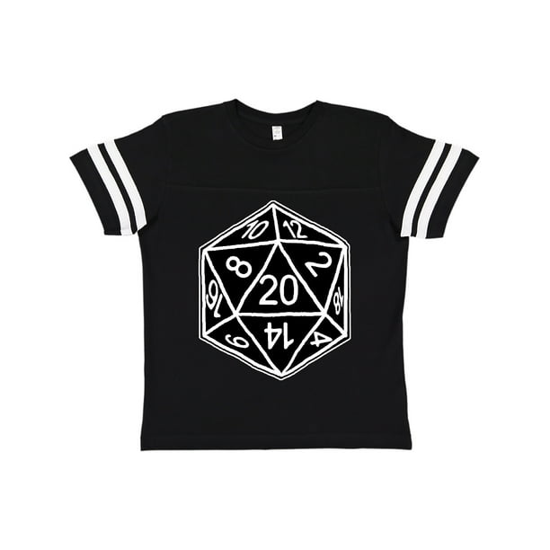 20 Sided Black Dice Youth TShirt