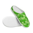 thumbnail image 3 of Kdxio Green Cucumber Women's Men's Slippers Plush Slip-On House Slipper for Winter Indoor Soft Cushion Non-slip Fluffy Slides Slippers-37/38, 3 of 7