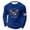 Blue, variant on Mens 1776-2026 250th Anniversary Shirt Crewneck Long Sleeve Sweatshirt with Eagle Print Casual Loose Pullover Patriotic 4th of July Shirts