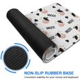 thumbnail image 6 of Long Mouse Pads for Desk,White Cow Moo Pattern Desk Mats on Top Of Desks, Desk Mouse Pad Extra Large with 3mm Non-Slip Base and Stitched Edge for Gaming,Office,Work,Home 31.5"x11.8", 6 of 6