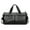 Black, variant on Large Capacity PU Leather Travel Bag Men Black Can Be Hung And Pulled,Black