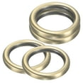 thumbnail image 1 of Anillas de cortina Uxcell de 4 piezas, anillas de cortina de plástico de 3/4 pulgadas de diámetro interior, anillas clip ojetes, anillo romano de bajo ruido, 1 of 1